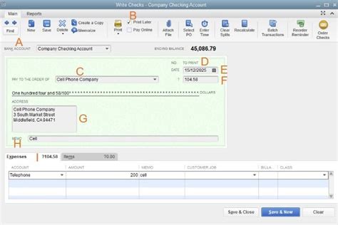 How to Write and Print Checks in QuickBooks Online.